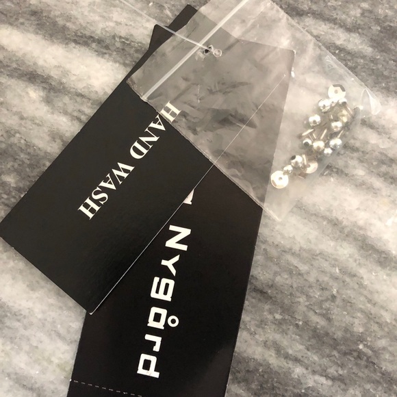 Exquisite |  100% Cotton Embellished Lined Skirt | Platinum “Soleil” series - Picture 7 of 11